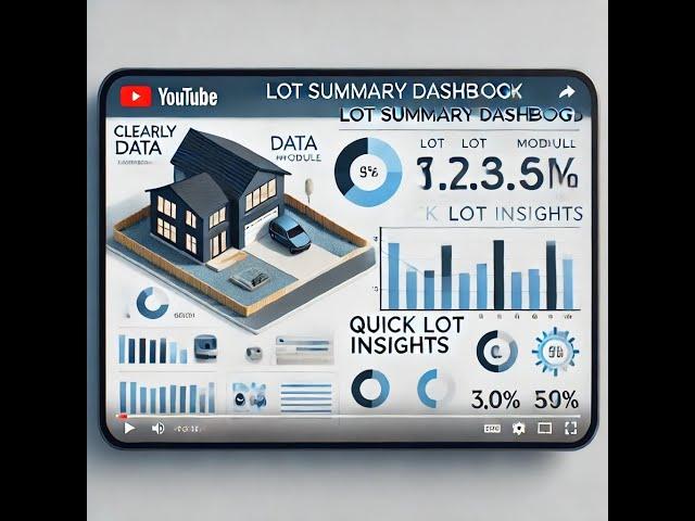 ClearlyData's - Lot Master Summary