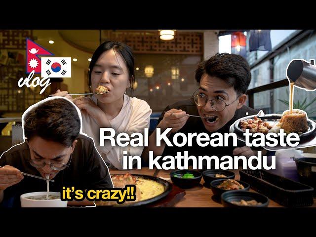 Crazy Korean Foods in Kathmandu // Nepali-Korean couple tastes Korean foods