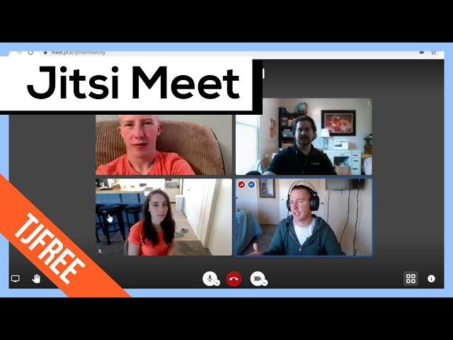 Using Jitsi Meet | Video Conference Demonstration