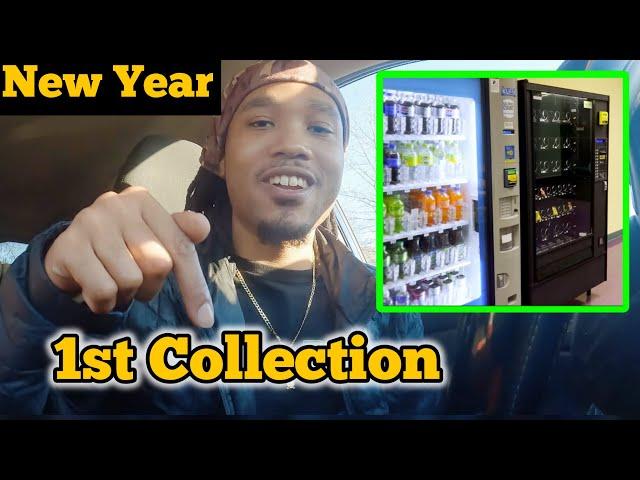 First Vending Machine Cash Collection of 2025! Checking Neglected Locations!