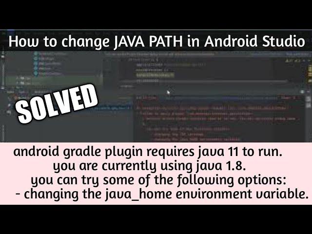 How to Change Java path from Android Studio | An exception occurred applying plugin request