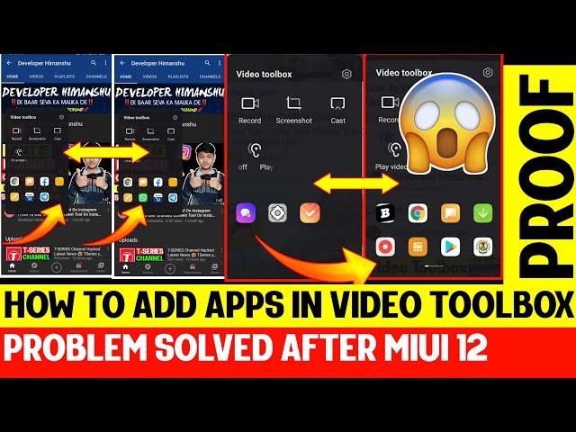 How To Add Apps In Video Toolbox Problem Solved After MIUI 12 || Video Toolbox || MIUI 12