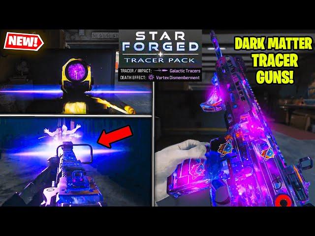 NEW Tracer Pack STAR FORGED BUNDLE w/ DARK MATTER GUNS  MW3 WARZONE (Stellar Chances Bas B)