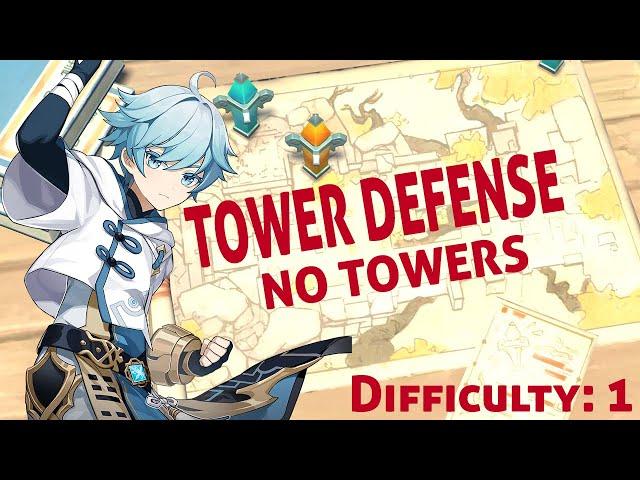 [ PERFECT CLEAR ] Tower Defense No Towers!!! GENSHIN IMPACT