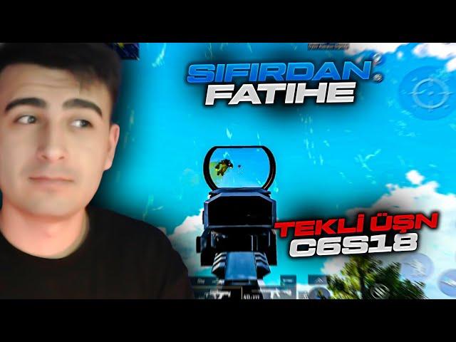 USMANIM NEREYE GİDERSİN! TEKLİ ÜŞN SOLO RANK - PUBG MOBİLE C6S18