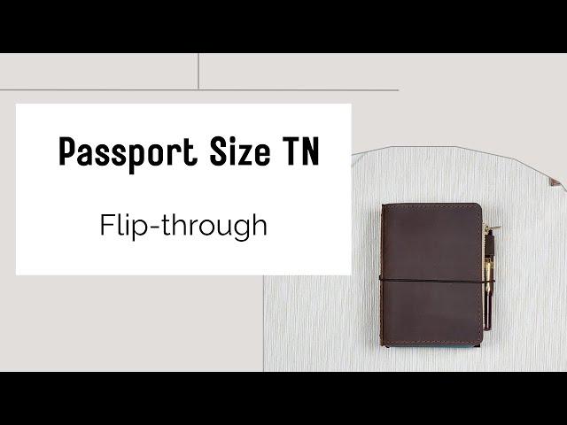 Passport Travelers Notebook Flip Through - August 2022