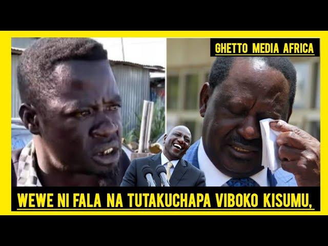 FIRST BRAVE LUO MAN TO TELL RAILA UNTHINKABLE WORDS WHICH WILL SHOCK£D YOU "WEWE NI FALA"