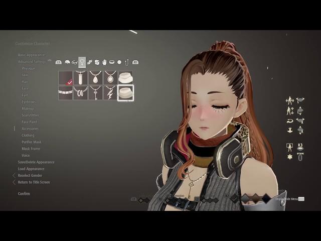 CODE VEIN: [TRIAL] - FULL FEMALE CHARACTER CREATION (HAIR, EYES, ACC, EST.)