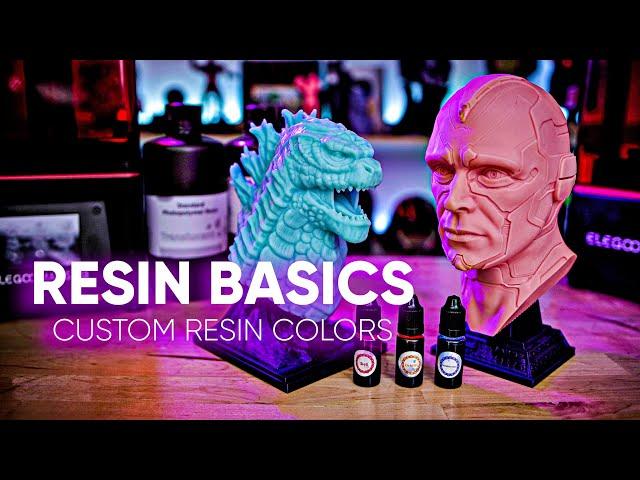 Resin 3D Printing Basics - Make your own Resin Colors