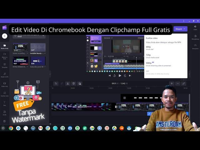 Aplikasi Edit Video Yang Sering Saya Gunakan Di Chromebook (Full Gratis Tanpa Watermark)