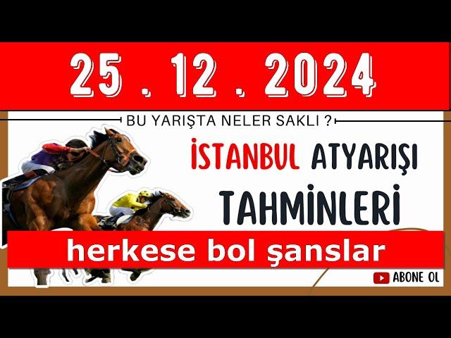 25 aralık 2024 çarşamba İstanbul At Yarışı Tahminleri At Yarışı Yorumlar-youtube-tjk-canlı bahis