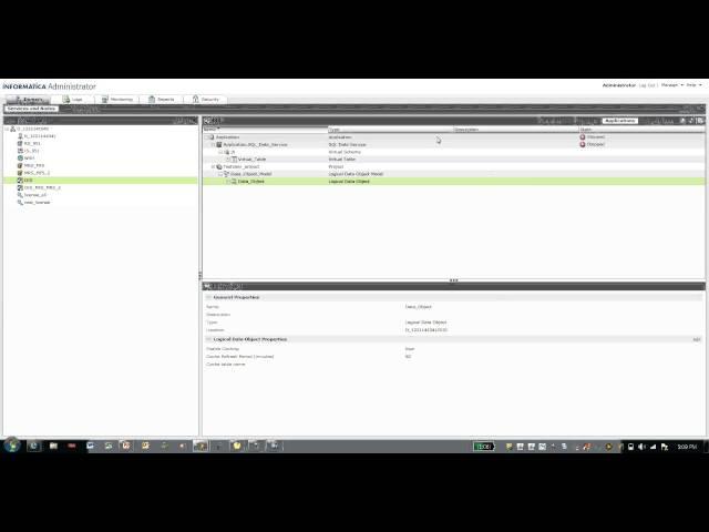 Data Object caching and configuring default custom cache tables for SQL Data Service in 9 5 1