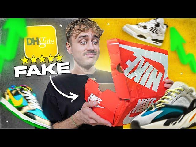 Je TESTE les FAKES SNEAKERS de DHGATE les MIEUX NOTÉS 