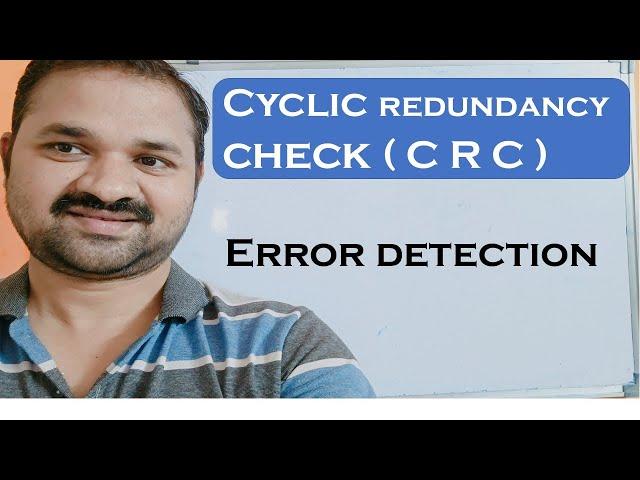 Cyclic Redundancy Check || CRC || Error Detection || Data Link Layer Design Issues || Error Control