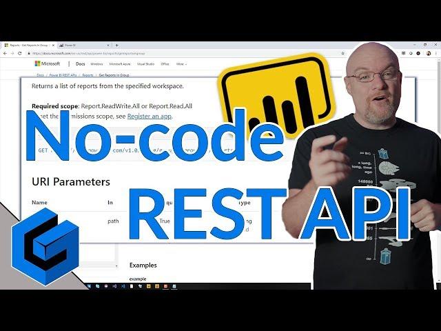 Power BI REST API no-code options