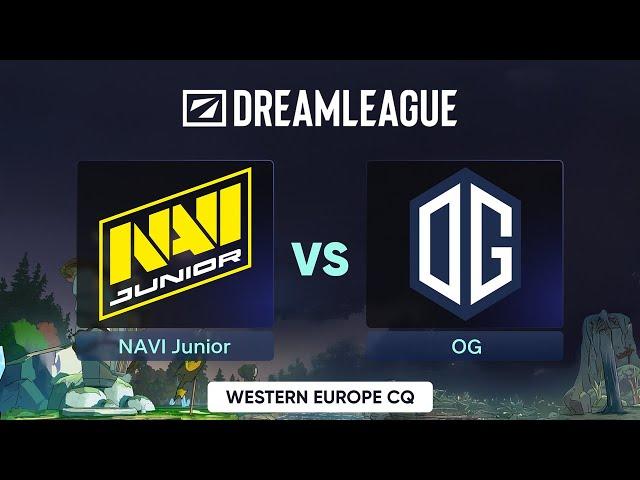 NAVI Junior проти OG | DreamLeague Season 24 - CQ - WEU