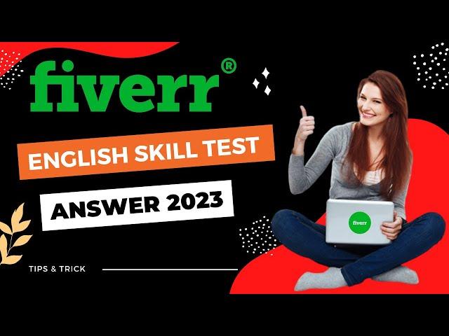 Fiverr English Test Answer 2023 || Fiverr Gig Publish English Skill Test Answer 2023