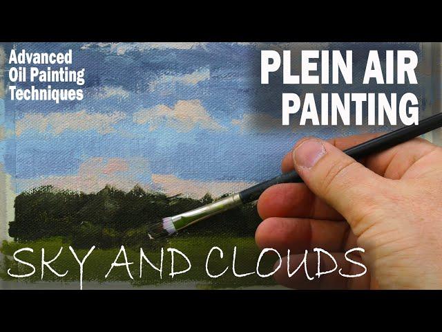 PLEIN AIR PAINTING LANDSCAPES - SKY AND CLOUDS