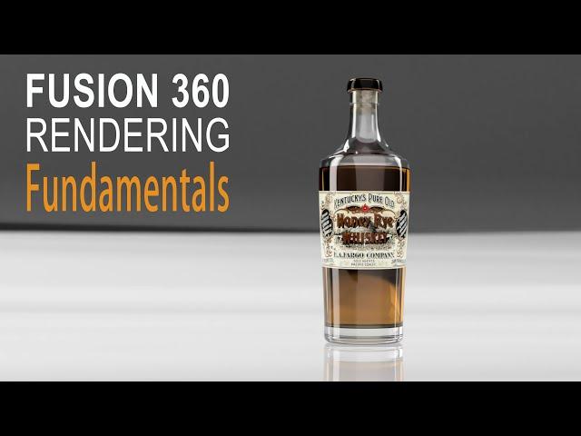 BASIC RENDERING in FUSION 360 overview and fundamentals to LIQUID REALISM