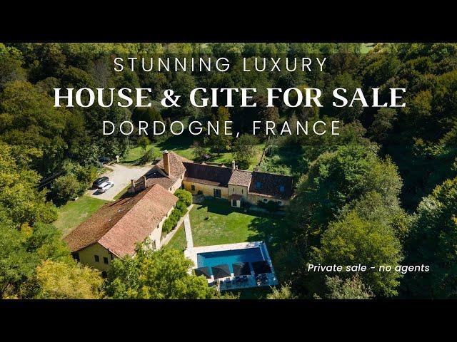 "SOLD" Luxury property for sale with gite near Beaumont, Dordogne, France