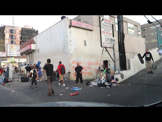 LOS ANGELES FILTHIEST AND MOST CROWDED STREETS