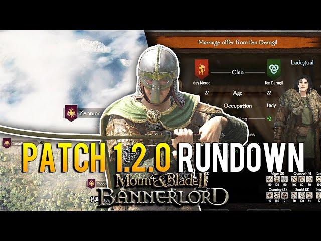 HUGE Mount & Blade 2 Bannerlord Patch 1.2.0 RUNDOWN: NEW Weather Feature, AI Changes & More!