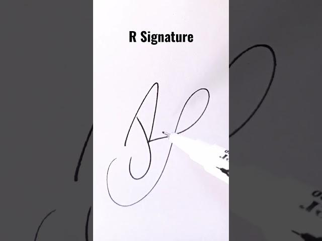 R Signature ideas || HN Creations || #viral #hncreation #art #draw #signature