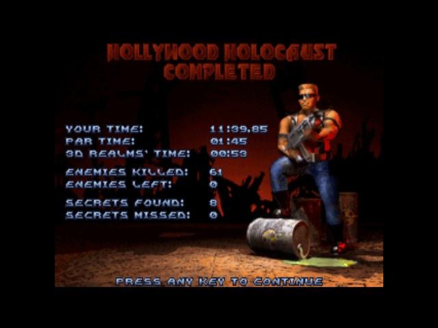 Duke Nukem 3D Theme Level Completed