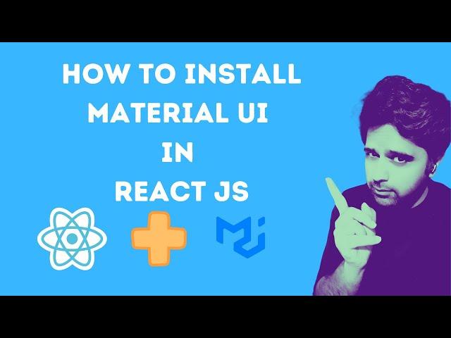 How to Install Material UI in React