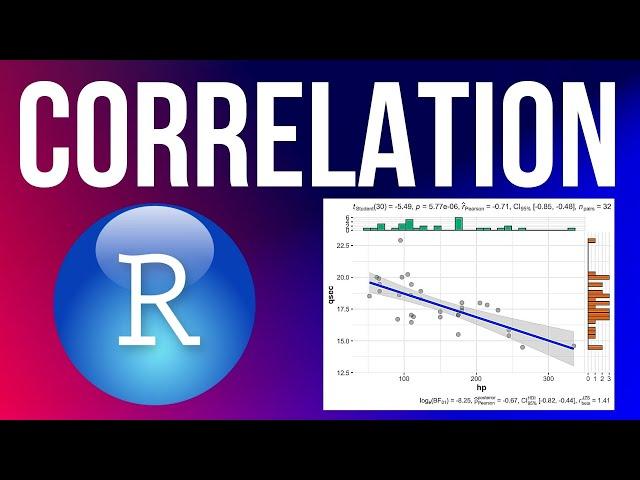 Correlation in R | Pearson, Spearman, Robust, Bayesian | How to conduct, visualise and interpret