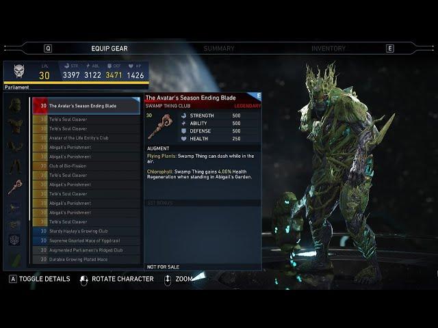 Lost In The Weeds - Swamp Thing Legendary Gear Unlocked | Injustice 2