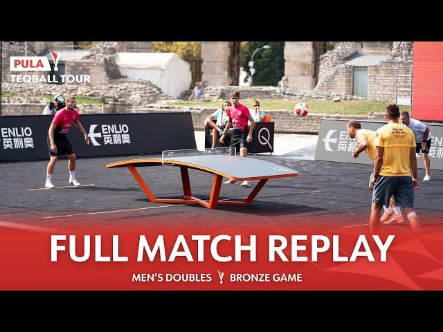 Teqball Tour - Pula | Men's Doubles, Bronze Game | N. Mitro,B.Marojevic vs M.Csereklye, Á.Blázsovics