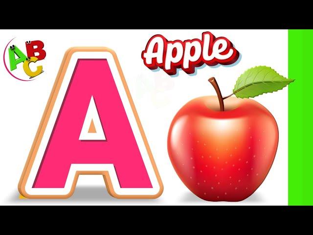 "Ever New A to Z Alphabet Song Premiere | A is for Apple  | Fun Phonics Rhymes for Kids" ABC SONG'S