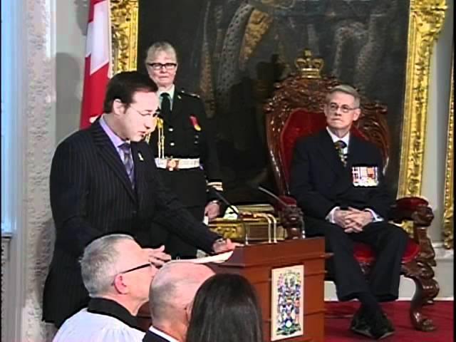 Brig.-Gen. John James Grant Installed as Lieutenant-Governor