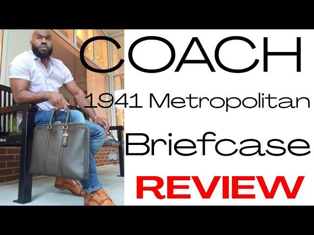 #coachmetropolitan COACH 1941 METROPOLITAN BRIEFCASE REVIEW: Sophisticated style!