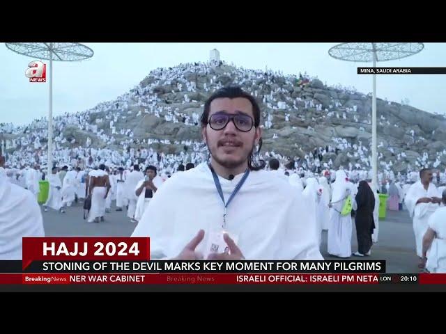 Witness the Powerful Ritual of Stoning the Devil During Hajj