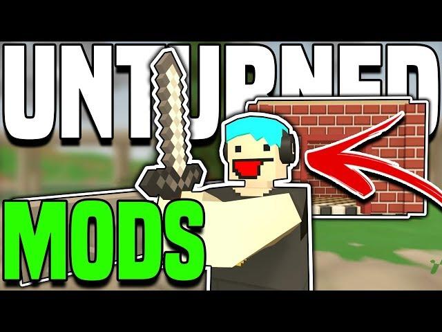 MINECRAFT!? - GTA Clothes and MORE!! (Unturned Mods Showcase)