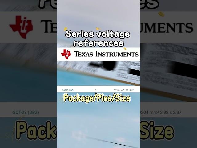 Texas Instruments Series REF3133AIDBZR Series voltage references MCU #REF3133 #texasinstruments