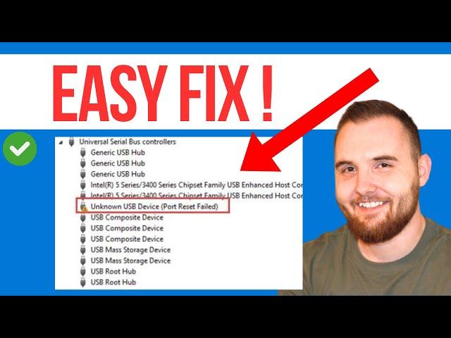 How to Fix Unknown USB Device Descriptor Request Failed Windows 10/11 (EASY FIX)