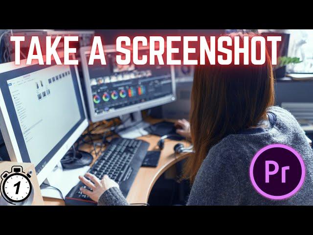 How to take screenshot on Premiere Pro Export Frame