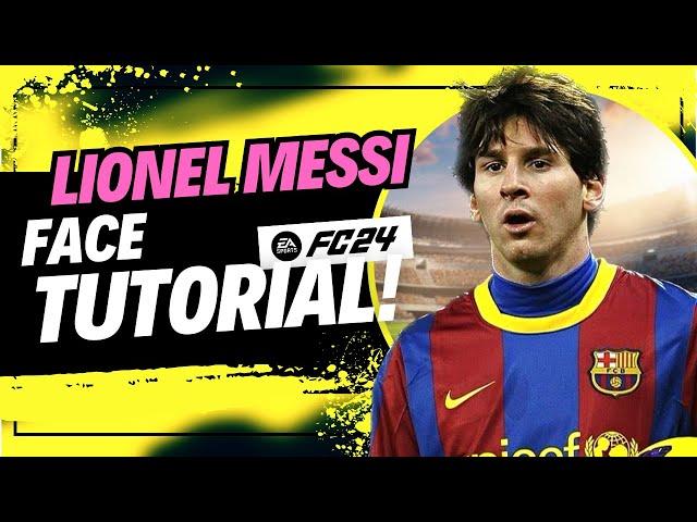 EA FC24 How to create YOUNG LIONEL MESSI