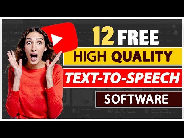 12 Best Text To Speech Software || Completely  FREE TTS (2022)