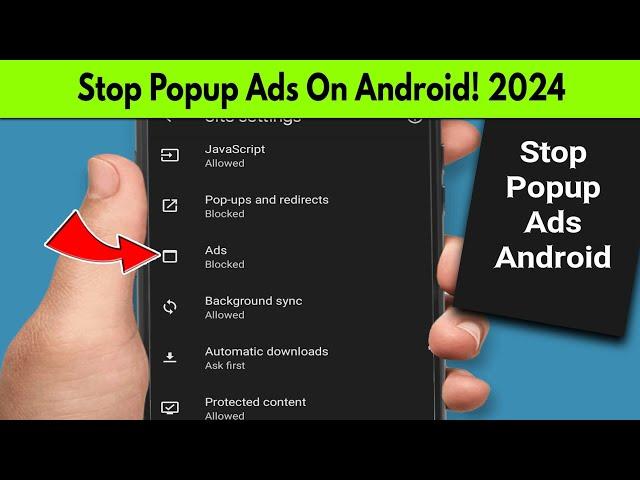 How To Stop Popup ads on android (2024) | Block Ads Android Mobile | Disable Popup Ads Android 2024