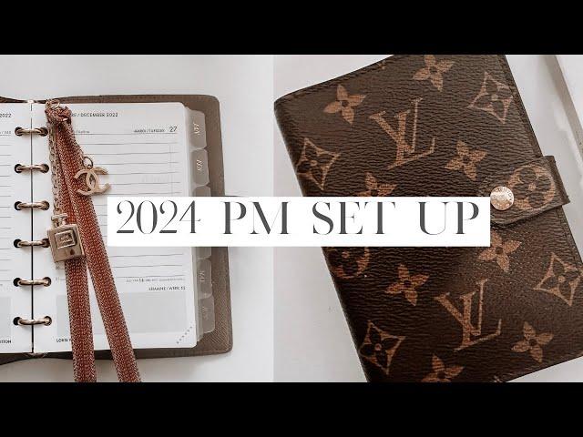 2024 Louis Vuitton PM Agenda Set Up | 8LOTUS + Louis Vuitton Agenda Refill