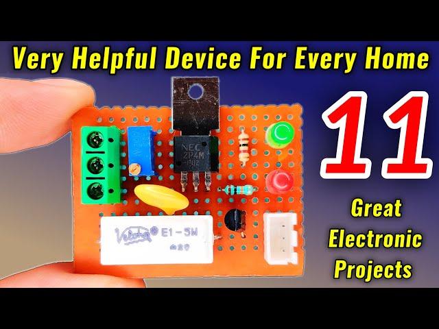 11 helpful Electronic Projects for Beginners