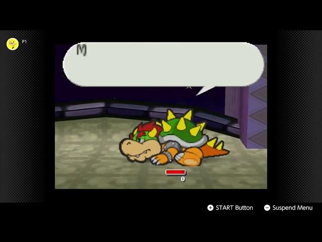 Mario summons Ness to Finish off Bowser with a PK Starstorm