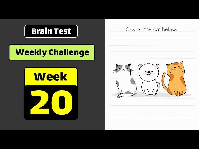 Brain Test Week 20 Walkthrough | Weekly Challenge