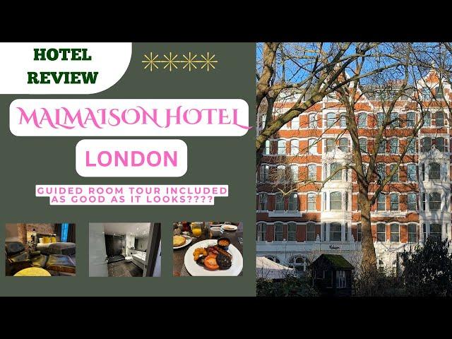 MALMAISON HOTEL (LONDON) REVIEW & ROOM TOUR.  #Malmaison #london #review