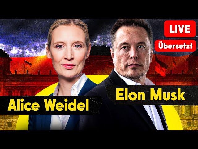 Das Interview des Jahres: Elon Musk & Alice Weidel über die Zukunft Deutschlands (Deutscher Stream)