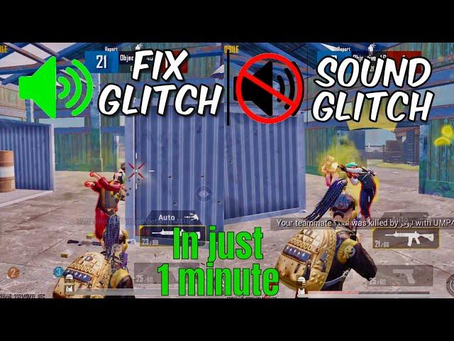 How to Fix TDM Gun Sound Glitch In PUBG Mobile & BGMI || Fix TDM ALL BUGS |Mr Fighter Gaming